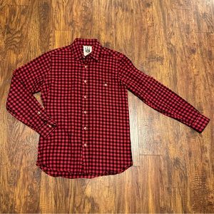 KJP Plaid Flannel Made in USA XS Buffalo Check